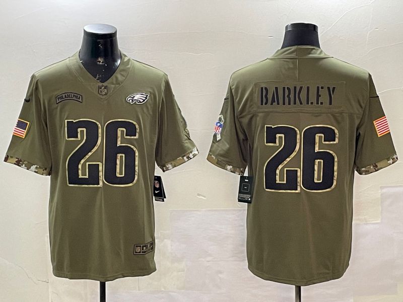 Men Philadelphia Eagles #26 Barkley Green 2025 Nike Vapor Limited NFL Jersey style 1->philadelphia eagles->NFL Jersey